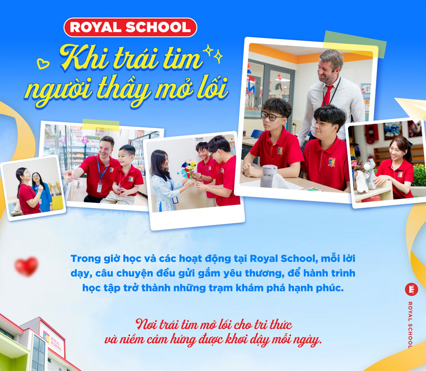 Royal School: Khi trái tim người thầy mở lối Royal School: Khi trái tim người thầy mở lối