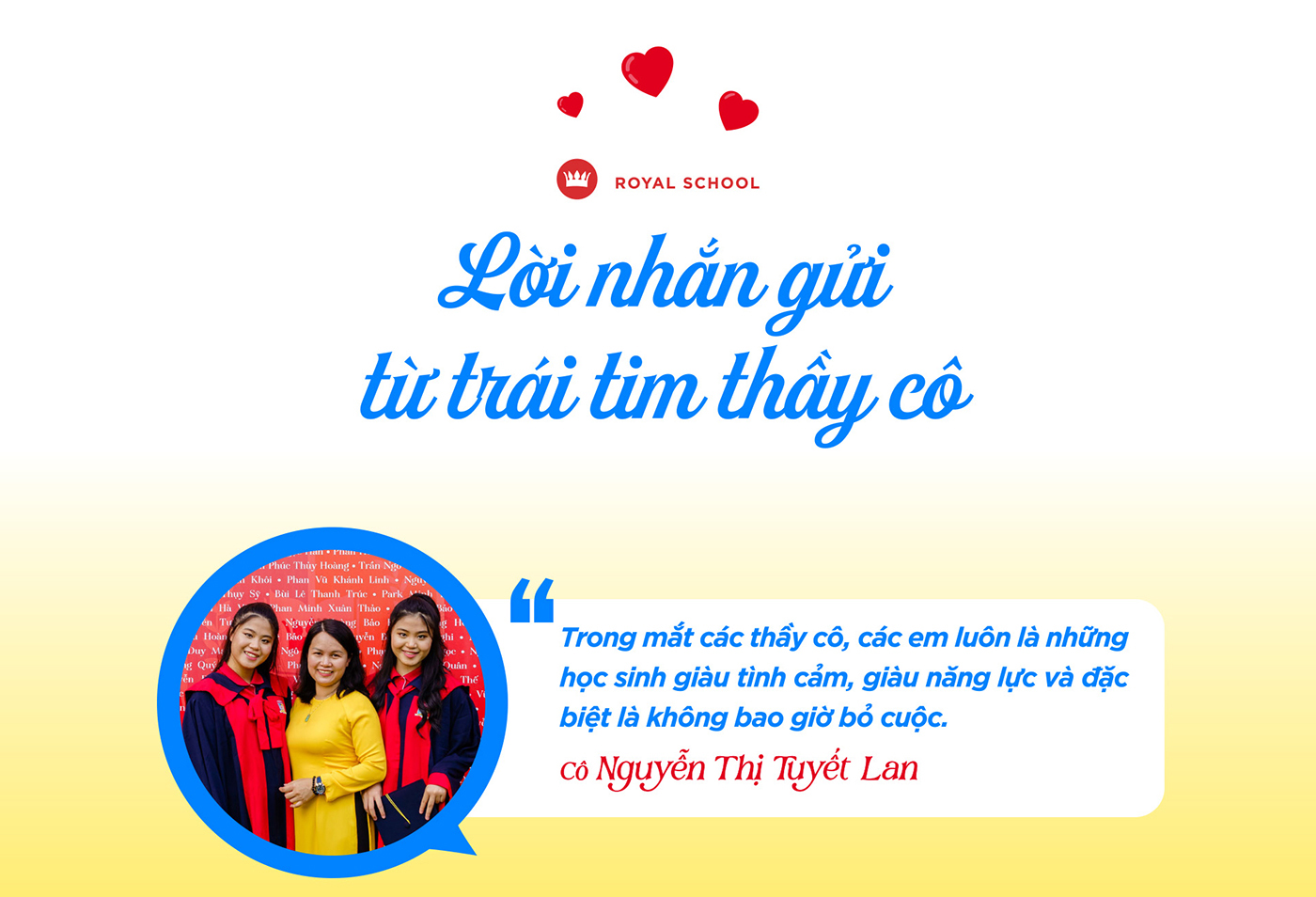 Royal School: Khi trái tim người thầy mở lối Royal School: Khi trái tim người thầy mở lối